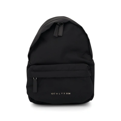 Alyx Black Buckle Crossbody Backpack In Mty0001 Black/white