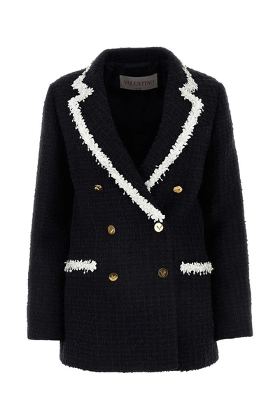 Valentino Garavani Jackets And Vests In Navyavorio