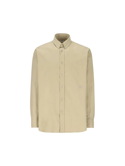 Burberry Shirts In Hunter