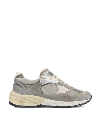 Golden Goose Sneakers In Grey/silver/white