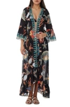 Ranee's Starfish Ruffle Duster In Black