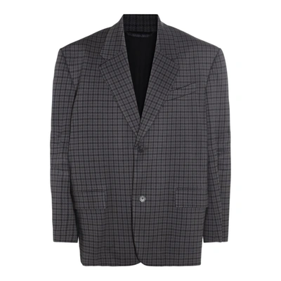 Balenciaga Blazer Jacket In Grey