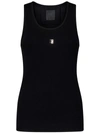 Givenchy 4g Embroidered Rib In Nero