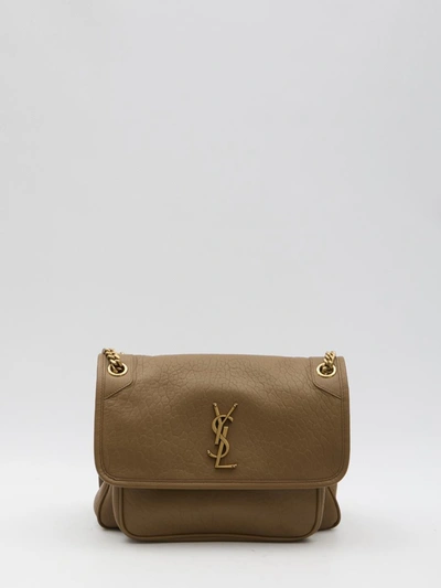 Saint Laurent Niki Medium Bag In Brown