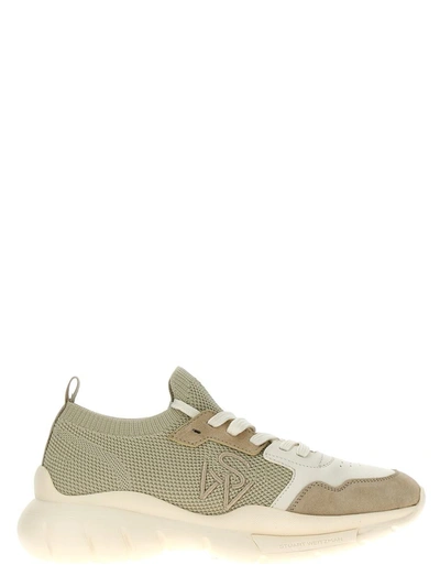 Stuart Weitzman 50/50 Sneakers Gray In White
