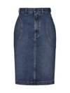 Alaïa Alaia Skirts In Bleu Vintage