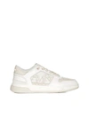 Amiri Low Top Sneakers Featuring Perforated Detailing In Alabaster
