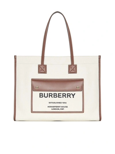 Burberry Bags In Natural Tan