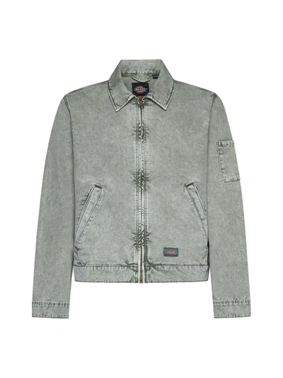 Dickies Giacca Newington Wash Forest In Grey