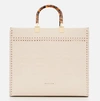 FENDI FENDI MEDIUM "SUNSHINE" LEATHER TOTE BAG