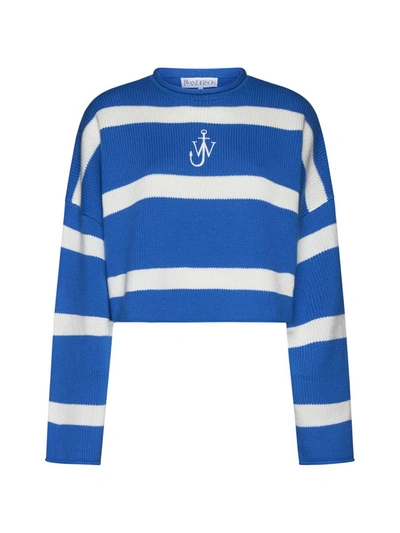 Jw Anderson Sweaters In Blue