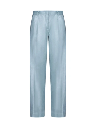 Lardini Trousers In Clear Blue
