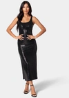BEBE DISCO DOT TANK DRESS