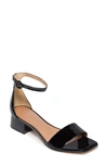 Bernardo Jalena Suede Ankle-strap Sandals In Black Patent