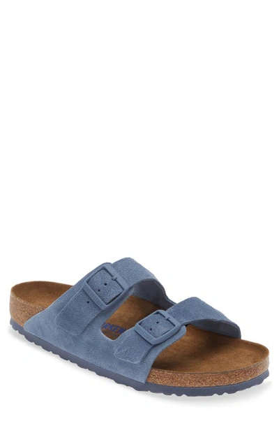 Birkenstock Arizona Soft Slide Sandal In Blue Navy Other