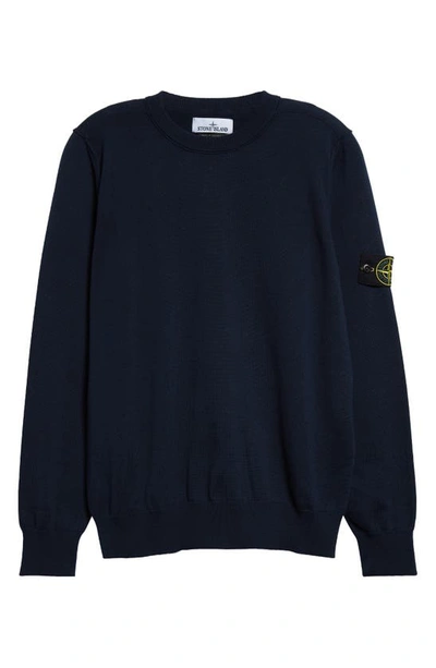 Stone Island Crewneck Classic Jersey In Black