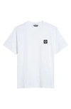 Stone Island Relaxed-fit White Cotton T-shirt In White