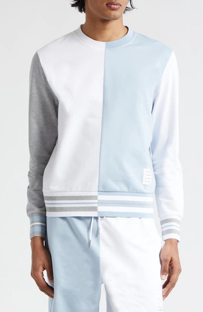 THOM BROWNE FUN-MIX COTTON SWEATSHIRT