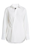 RAG & BONE INDIANA ASYMMETRIC POPLIN SHIRT