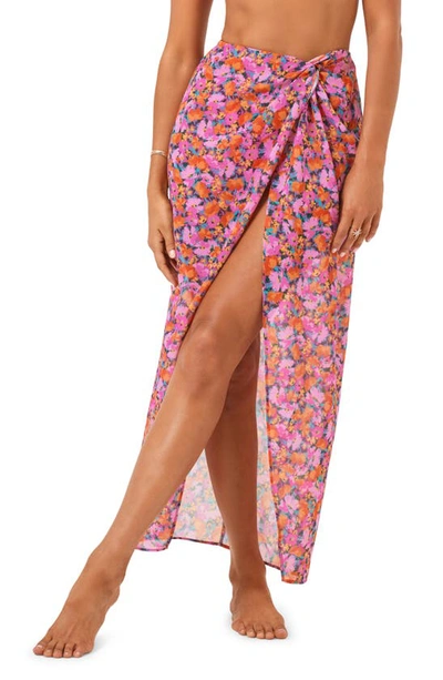 L*space Lspace Mia Cover-up Skirt In Positively Poppies