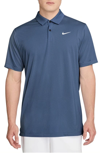 Nike Men's Tour Dri-fit Golf Polo In Blue