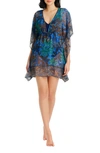 BLEU BY ROD BEATTIE BY THE SEA CHIFFON COVER-UP CAFTAN