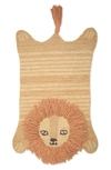 Crane Baby Leopard Accent Rug In Brown Lion