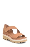 Söfft Pru Leather Sandal In Pine Cone Tan