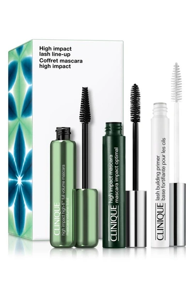 Clinique High Impact Lash Line-up Mascara Set (limited Edition) $74 Value In White