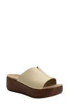 ALEGRIA BY PG LITE TRINITI PLATFORM WEDGE SLIDE SANDAL