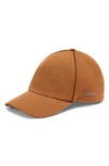 Zegna Cotton-wool Baseball Cap In Foliage