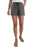 Splendid Angie Tie Waist Chambray Shorts In Soft Vob
