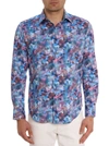 Robert Graham Outer Banks Printed Long Sleeve Button Front Shirt In Multi In Multi