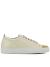 LANVIN WHITE LEATHER SNEAKERS,5614435