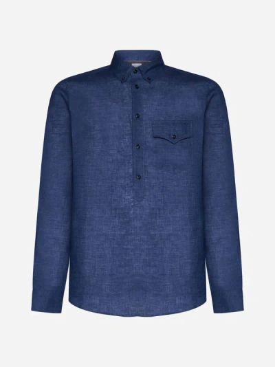 Brunello Cucinelli Shirt  Men Color Blue