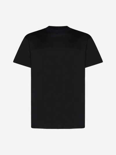 Lardini Cotton T-shirt In Black