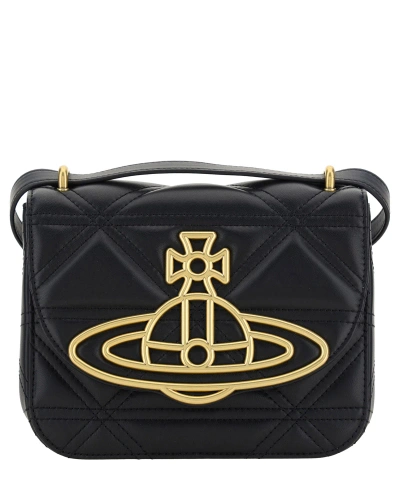 Vivienne Westwood Linda Shoulder Bag In Black