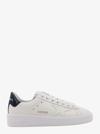 Golden Goose Purestar Leather Sneakers In White