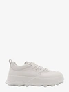 Jil Sander 'orb' White Low Top Sneakers With Cleated Sole In White
