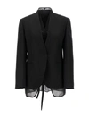 BRUNELLO CUCINELLI SINGLE-BREASTED BLAZER WITH ORGANZA INSERT