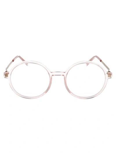 Mykita Keoma Glasses In 940 C20-rose Water/champagne Gold Clear