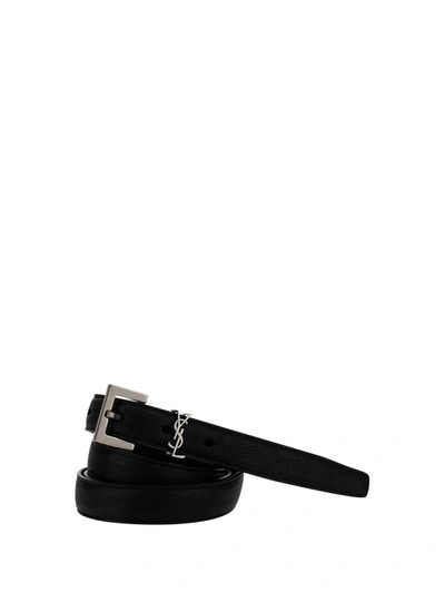 Saint Laurent Belt In Nero