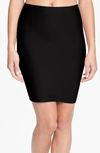 Commando Half Slip With Control Shorts In Black