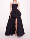 Marchesa Calathea Gown In Navy