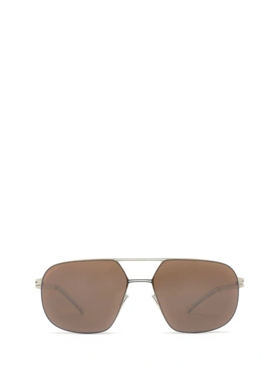 Mykita Sunglasses In Silver/white