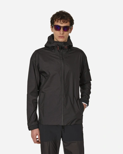 District Vision Waterproof Hodded Jacket In Black