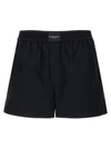 Alexander Wang T T By Alexander Wang Black Polyester Blend Shorts