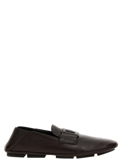 Dolce & Gabbana Driver Loafers Brown