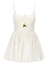 AREA STAR CUT OUT DRESSES WHITE