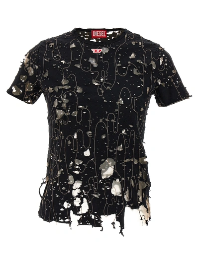 DIESEL T-UNCYNA TOPS BLACK